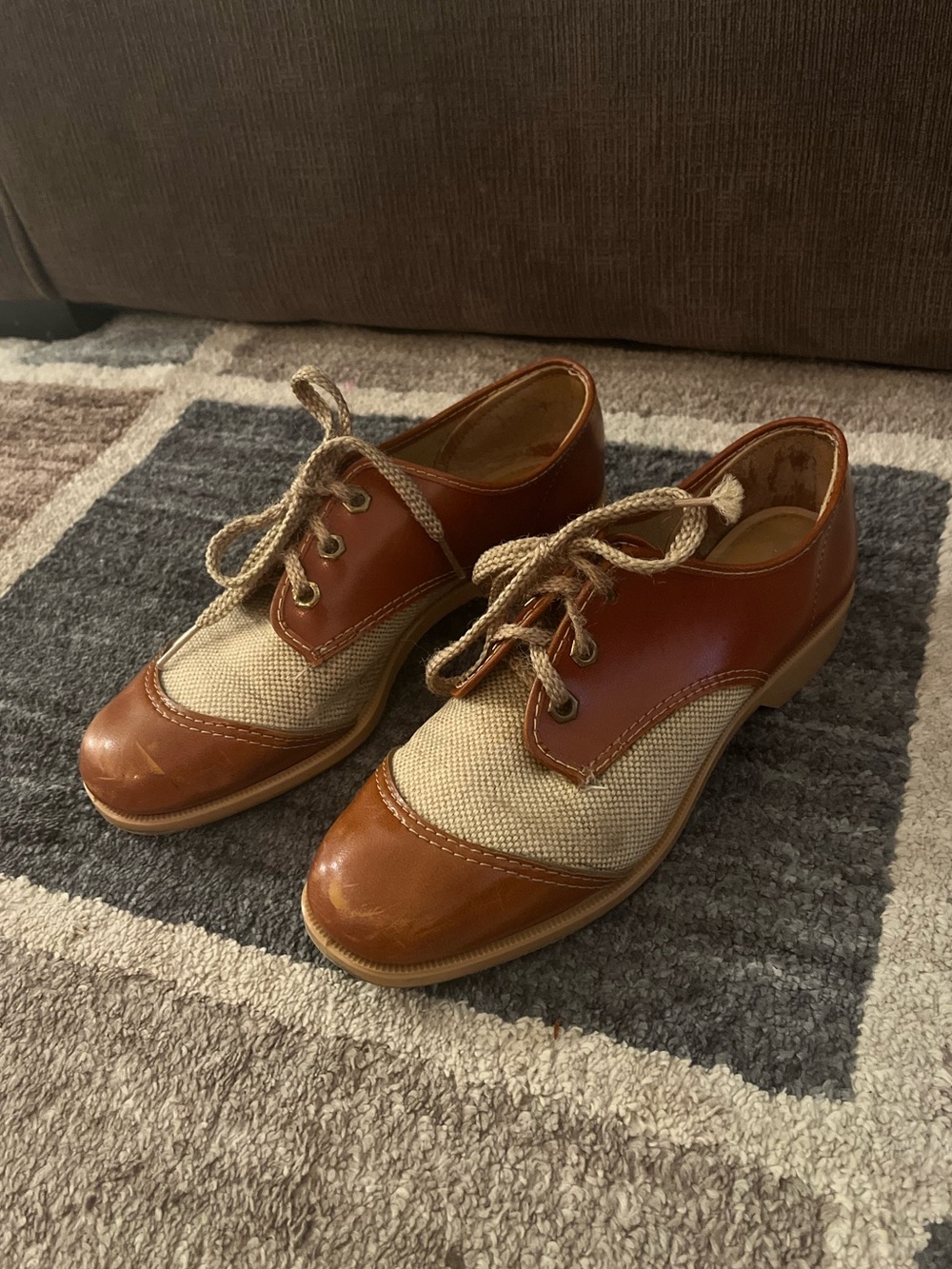 Vintage 1960s 1970s Bowling Shoes
